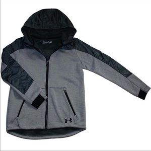 COPY - Under Armour Youth Boys Size Medium H Storm Full Zip Jacket Athletic Hoo…